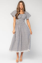 Reyna Midi Dress | Baltic Born Black + White Gingham