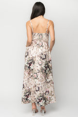 Celia Midi Dress | Baltic Born Beige Multi Floral