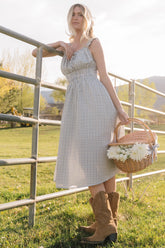 Meadow Dress | Baltic Born Light Blue Gingham