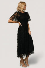 Kendra Embroidered Dress | Baltic Born Black