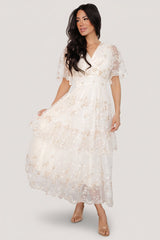 Eleanor Embroidered Midi Dress | Baltic Born Cream Floral