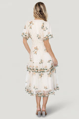 Cynthia Midi Dress | Baltic Born Cream Floral