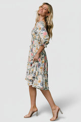Marta Smocked Midi Dress | Baltic Born Multi Floral