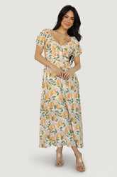 Amalfi Midi Dress | Baltic Born Lemon Print