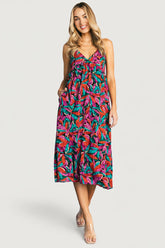 Granada Midi Dress | Baltic Born Multi Print