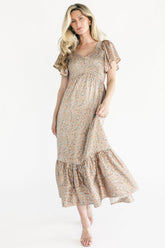 Rosie Smocked Dress | Baltic Born Sage Floral