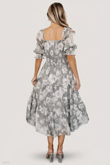 Fabian Jacquard Midi Dress | Baltic Born Dusty Sage