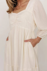 Vaeda Midi Dress | Baltic Born Cream