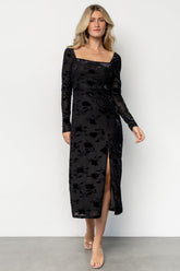 Tamara Midi Dress | Baltic Born Black Floral