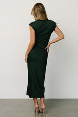 Sasha Ruched Maxi Dress | Baltic Born Green