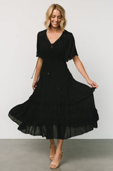 Spell Boho Midi Dress | Baltic Born Black