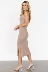 Rue Ribbed Midi Dress | Baltic Born Natural