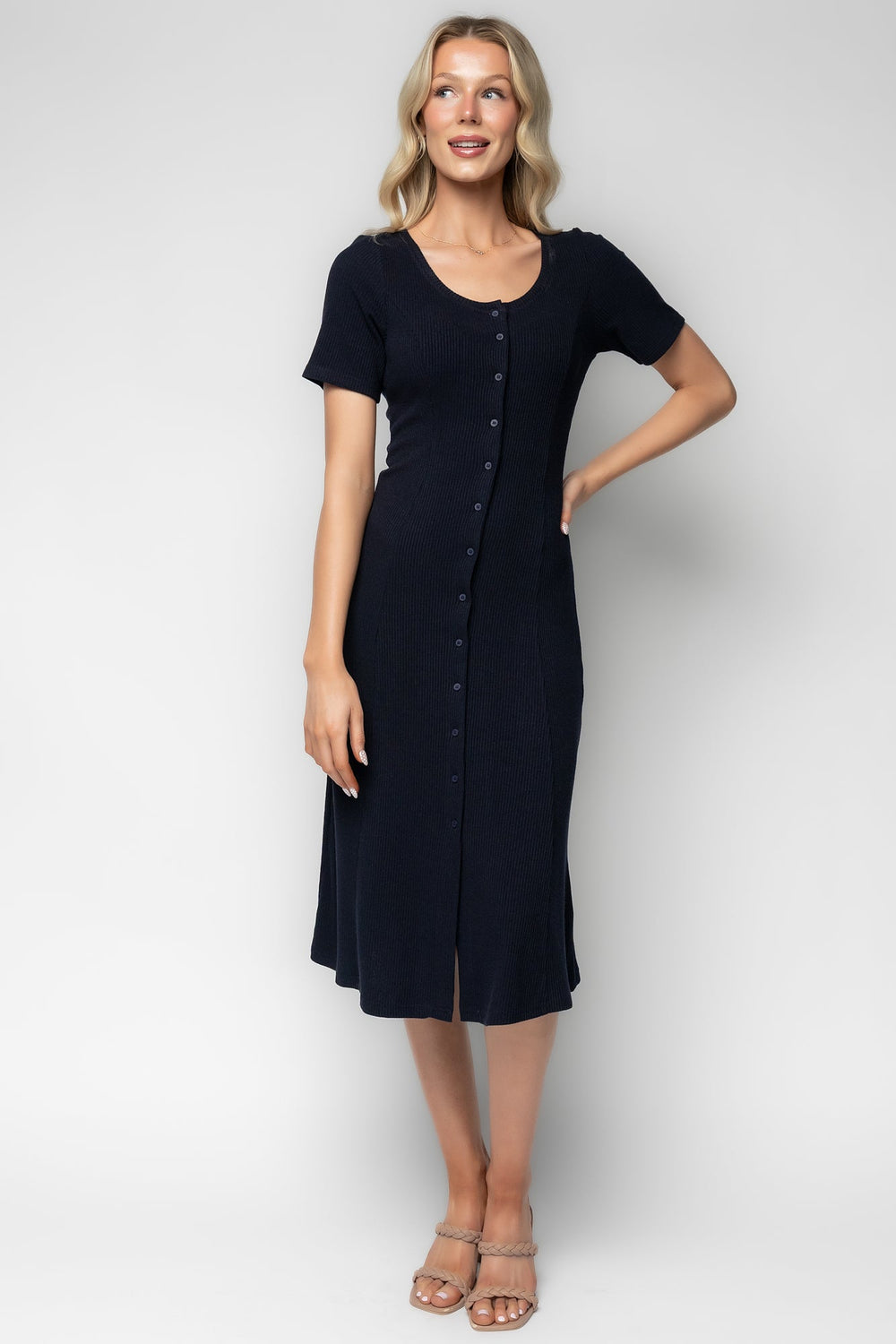 Océane Midi Dress | Baltic Born Navy