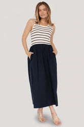 Nantucket Tank Dress | Baltic Born Navy Stripe