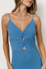 Nathalie Ribbed Dress | Baltic Born Blue