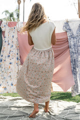 Myra Sweater Dress | Baltic Born Ivory + Coral Floral
