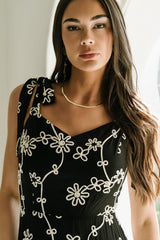 Amor Midi Dress | Baltic Born Black + Ivory Floral