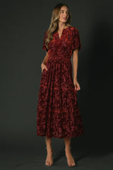 Bronwyn Velvet Dress | Baltic Born Rust