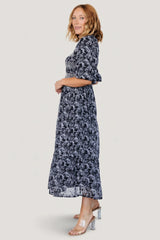 Tulsa Smocked Dress | Baltic Born Black + White