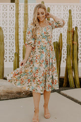 Marta Smocked Midi Dress | Baltic Born Summer Floral