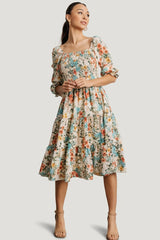 Marta Smocked Midi Dress | Baltic Born Summer Floral