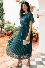 Mindy Pleated Dress | Baltic Born Emerald