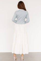 Sophie Sweater Dress | Baltic Born Light Blue + Ivory
