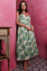Tenerife Midi Dress | Baltic Born Green Floral