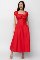 Havana Midi Dress | Baltic Born Red