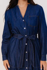 Misty Midi Dress | Baltic Born Denim Blue