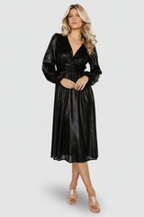 Aisha Shimmer Dress | Baltic Born Black