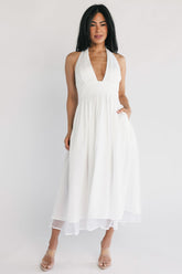 Jeanie Midi Dress | Baltic Born Off White