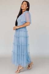 Bexley Tulle Dress | Baltic Born Dusty Blue