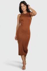 Tove Knit Tank Midi Dress | Baltic Born Copper