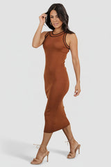 Tove Knit Tank Midi Dress | Baltic Born Copper