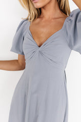 Indie Back Tie Dress | Baltic Born Dusty Blue