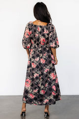Ivanna Dress | Baltic Born Black + Pink