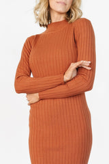 Jill Ribbed Midi Dress | Baltic Born Spice