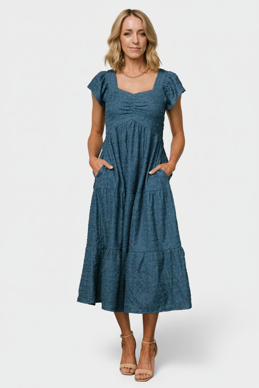 Kesler Midi Dress | Baltic Born Blue