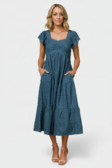 Kesler Midi Dress | Baltic Born Blue