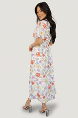 Botega Midi Dress | Baltic Born Ivory Multi Floral