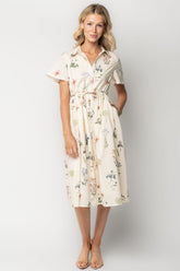 Marley Midi Dress | Baltic Born Ivory + Multi Floral