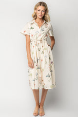 Marley Midi Dress | Baltic Born Ivory + Multi Floral
