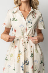 Marley Midi Dress | Baltic Born Ivory + Multi Floral