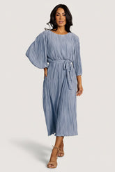 Bethany Pleated Midi Dress | Baltic Born Light Blue