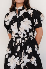 Loewe Button Dress | Baltic Born Black + Off White Floral