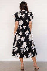 Loewe Button Dress | Baltic Born Black + Off White Floral