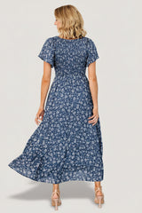 Joanie Smocked Dress | Baltic Born Blue Floral