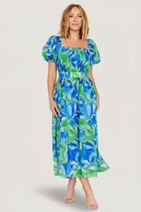 Catalina Midi Dress | Baltic Born Blue + Green