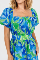 Catalina Midi Dress | Baltic Born Blue + Green